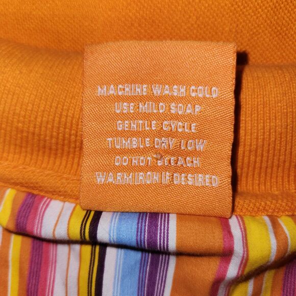 BKLYN Orange Short Sleeve Cotton Polo Men's Size XXL - Picture 6 of 8